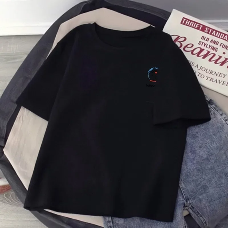 

2024 gentleman New Fashion New Black Comfortable Round Neck men's Quick Drying T-shirt 4422