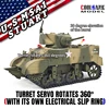 COOLBANK 1:16 RC Tank High Speed Drift RC Cars Stuart M5A1 Light Tank Military Vehicles Off Road Car Tanks Model hobby Toys Boys 2