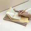 Mini A7 Loose-leaf Notebook Exquisite Senior Bussiness Diary Pu Cover Notepad 365day Planner School Office Stationery Friend 6