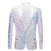 New European and American Stage Velvet Sequin Fashion Handsome Trend European and American Suit Stage Clothes for Singers Men 1