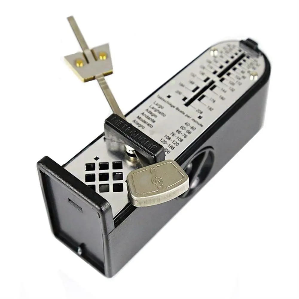 Metal Movement Mechanical Metronome Loud Sound High Accuracy Piano Metronome Antique Musical Instrument Guitar Metronome