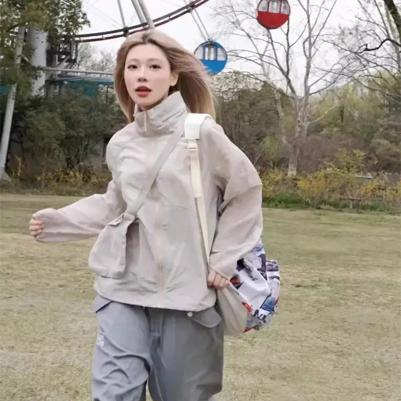Detachable Sleeves for Outdoor sun Protection Clothing 2024 Women's Outerwear Thin Breathable Outerwear Sun Protection Clothing