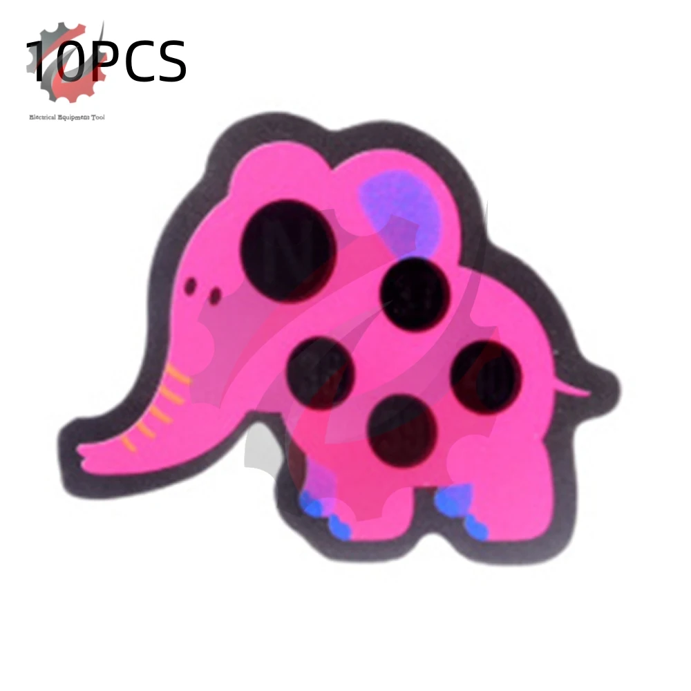 Baby Forehead Temperature Change Measurement Tape 10 PCS 36-40 ℃ Thermometer Strips Cartoon Pattern Fever Indicator