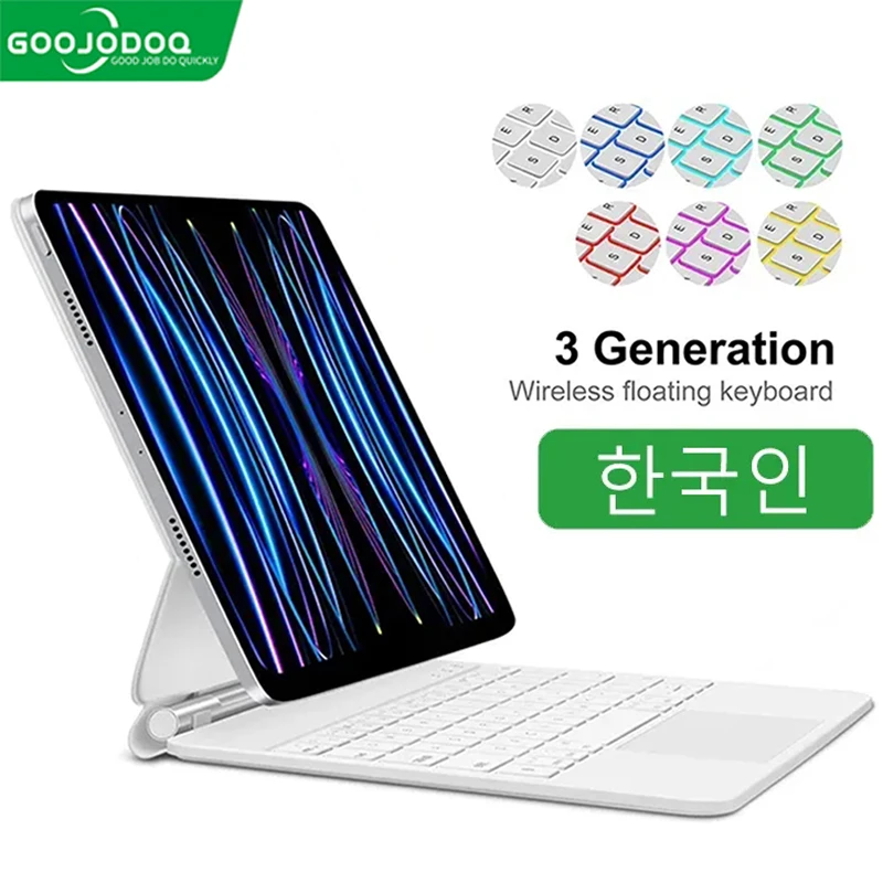 Goojodoq Magic Keyboard Per Ipad Pro 11 12 9 12.9 Air 4 Air 5 Per Ipad 10Th Generation Pro 12 9 6Th 5Th 4Th 3Rd Gen Cover Case