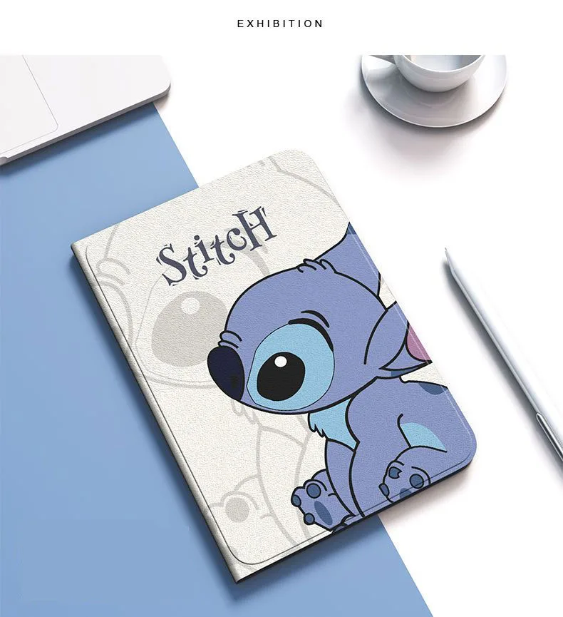 Capa de Desenho Animado Stitch para Samsung Galaxy Tab s8 s7 Plus s7 fe Suporte Trifold Magnético s6 Lite 10.4 a8 X200 - Imagem 3