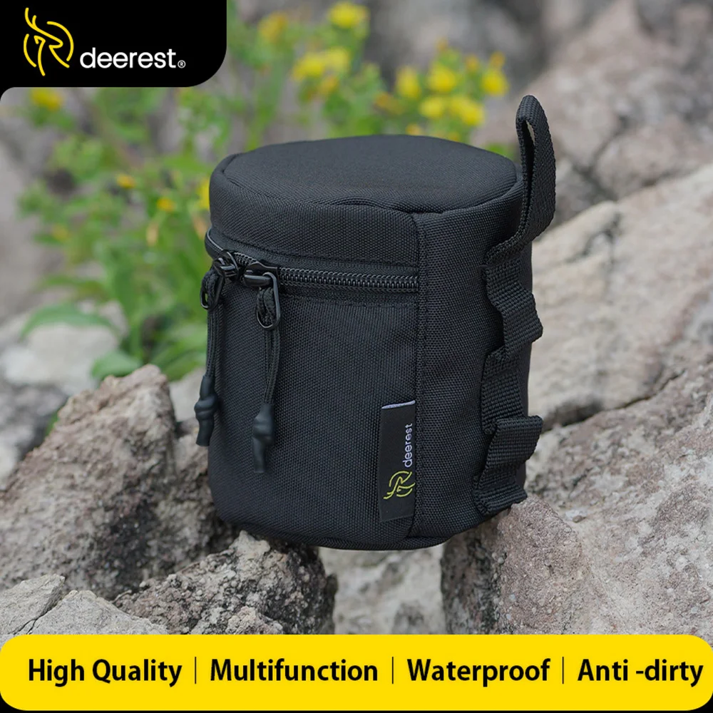 Water Bottle Bag Deerest Outdoor Water Cup Storage Bag Tactical Multi-Functional Storage Bag 1000D Portable Water Cup Protection for Camping