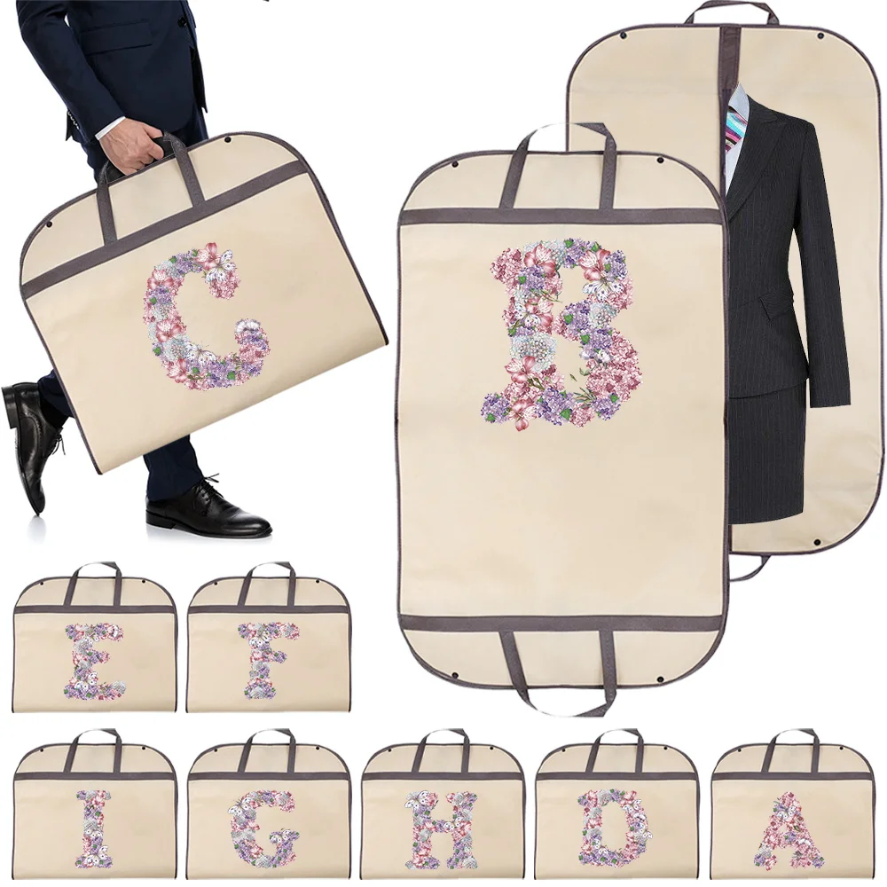 

Fully Enclosed Zipper Bag Hanging Durable Clothing Storage Bags Hanging Moisture-proof Organizing Bag Rose Flower Series