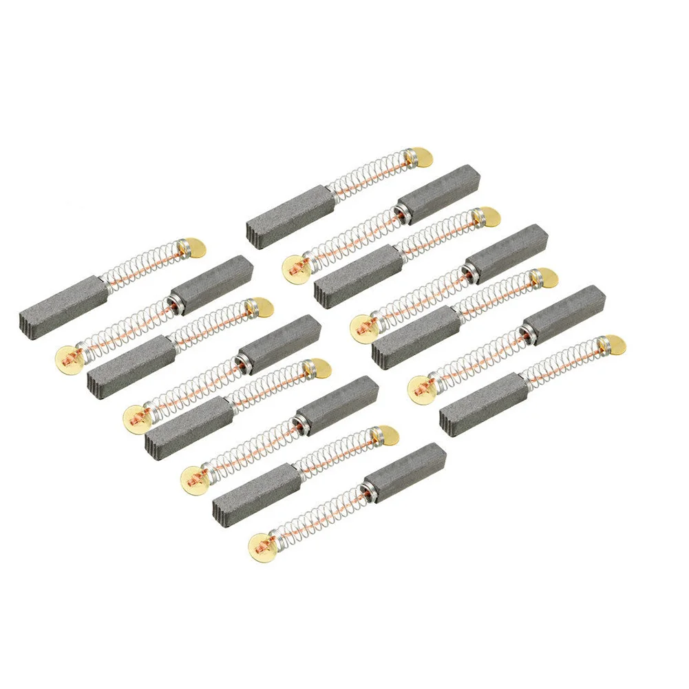 

Durable Carbon Brushes Set of 15 For Electric Motors Enhance Motor Function Fit for Various Power Tools Size 20mm x 5mm x 5mm