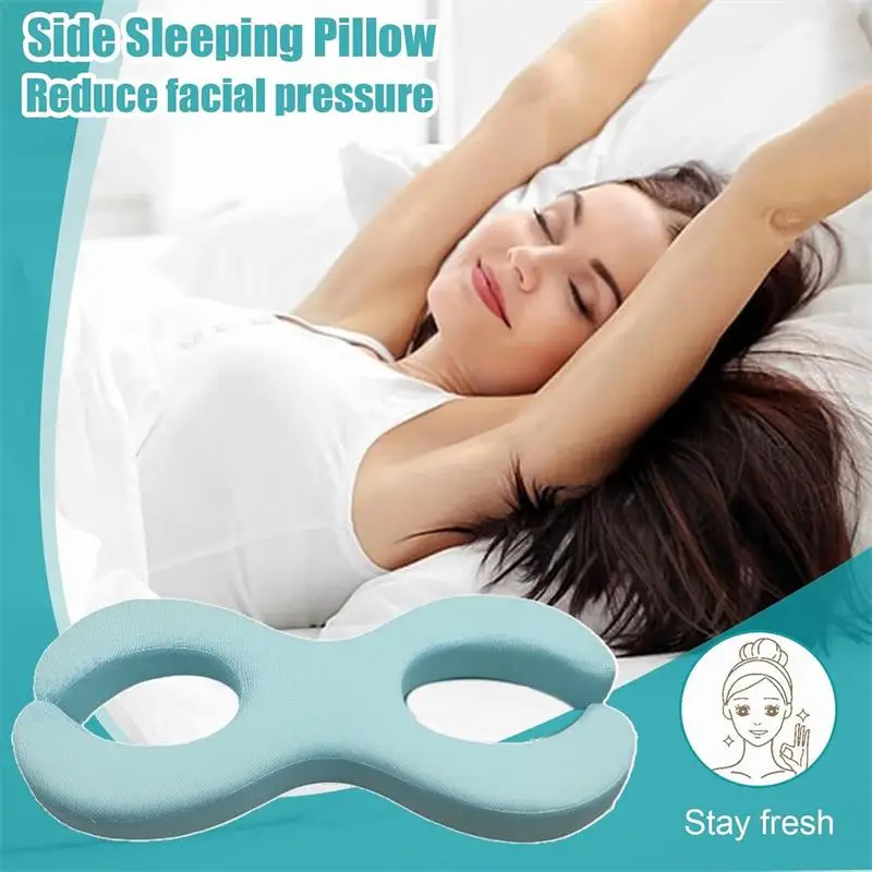 Side beauty pillow, soft facial pillow, ear protection pillow, ear hole pillow, non-pressure facial anti-wrinkle pillow 3