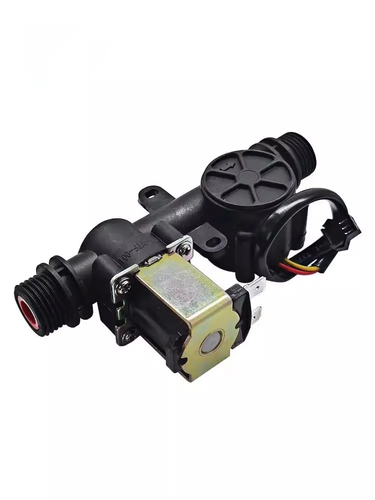 Water Flow Meter Sensor Indicator Counter with Solenoid Valve Automatic Billing System for Water Heaters Dispenser G1/2