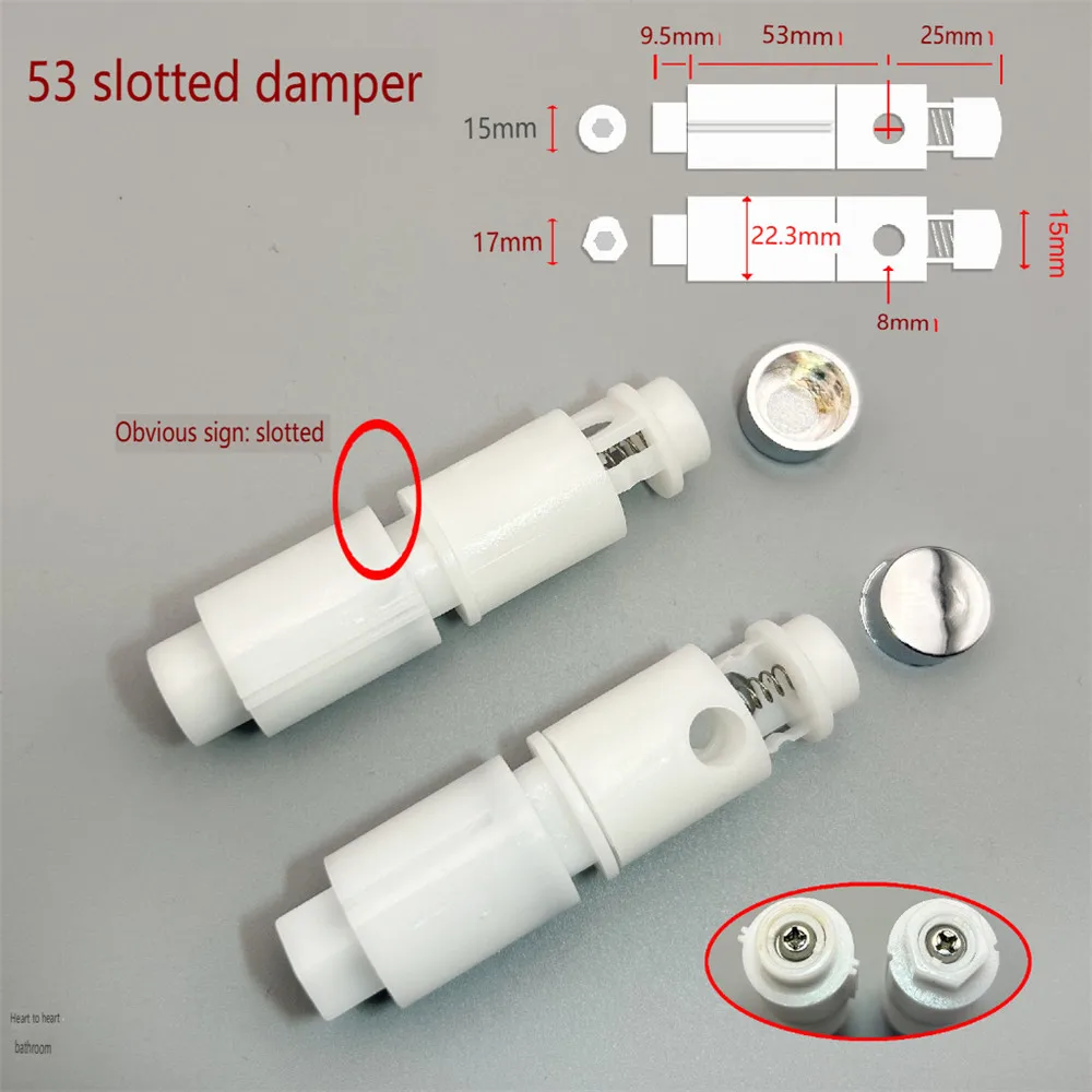 Suitable for PP urea-formaldehyde toilet seat er shaft damper special for bathroom toilet L24093 toilet seat accessories