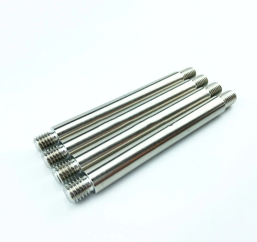Machine Tool Handle Bar 304 Stainless Steel Screw M6M8M10M12 Bench Drill Joystick Putter Double Head Screw Ball Head Rod 1pc
