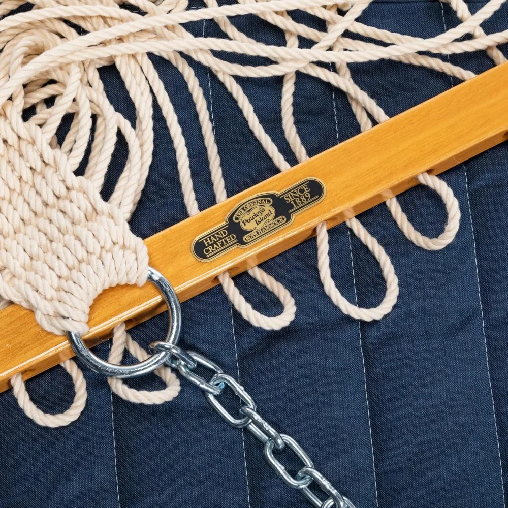 Spectrum Indigo Sunbrella Quilted Hammock Image 3