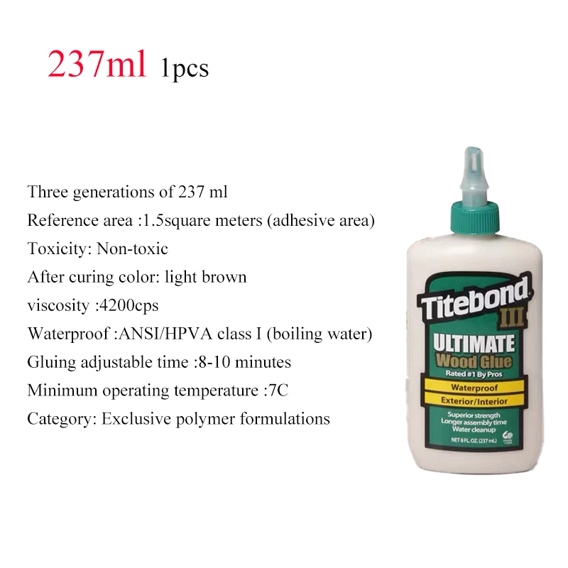 Titebond Awesome Woodworking Glue237ml Generation Environmental Protection  White Latex Water Repair MusicalInstrument Floor - AliExpress