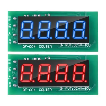 Modulo contatore DC 4-40V modulo contatore Display digitale a 4 cifre ad ampia tensione di alta qualità con funzione di memoria