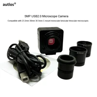 5MP CMOS USB Monocular Binocular Trinocular Microscope Camera Digital Eyepiece HD Industrial Camera for Microscope 1