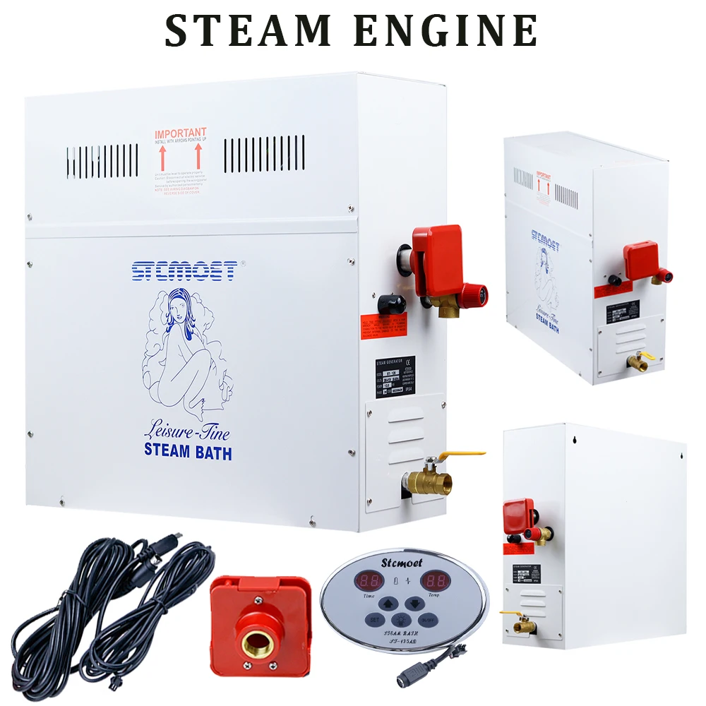 3/4.5/6/9KW 220/380V Steam Generator For Sauna Room Bath Shower Power Home Heate