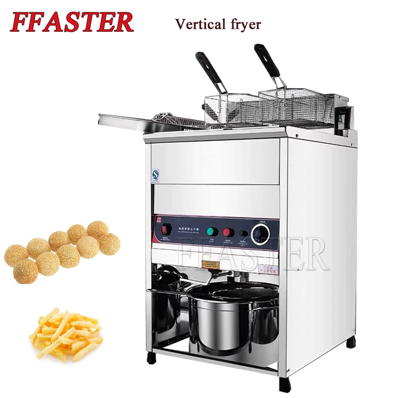

Deep Frying Pot Electric Deep Fryer Fish Fryer Deep Fryer Pot For Kitchen Vertical Restaurant Chips