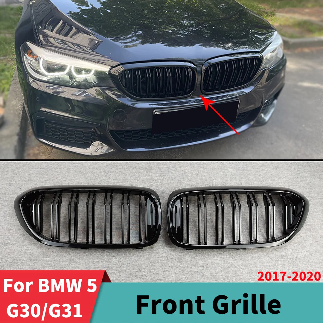 Front Grille Bumper Grill Grid Tuning Accessories For BMW 5 G30