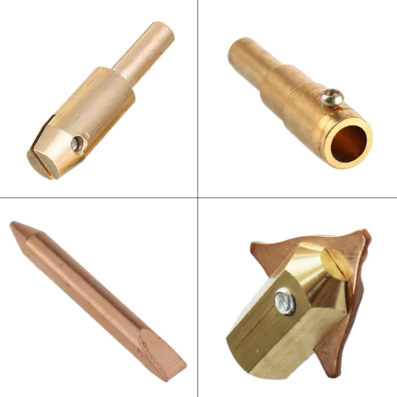 Dent Pull Welding Gun Head Round Washer Chuck Car Spotter Tip Morsetto Bit Rame Studder Holder Spot Weld Comsumerables