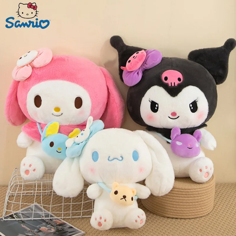 

Новинка 40/50 см кавайная Sanrio Kuromi My Melody Cinnamoroll плюшевые игрушки кукла подушка аниме мультфильм декор комнаты кукла подарки на день рождения