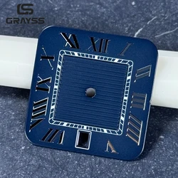 Skeletonized Square Dial Roman Numeral Mechanical Watch Repair Kit (A)