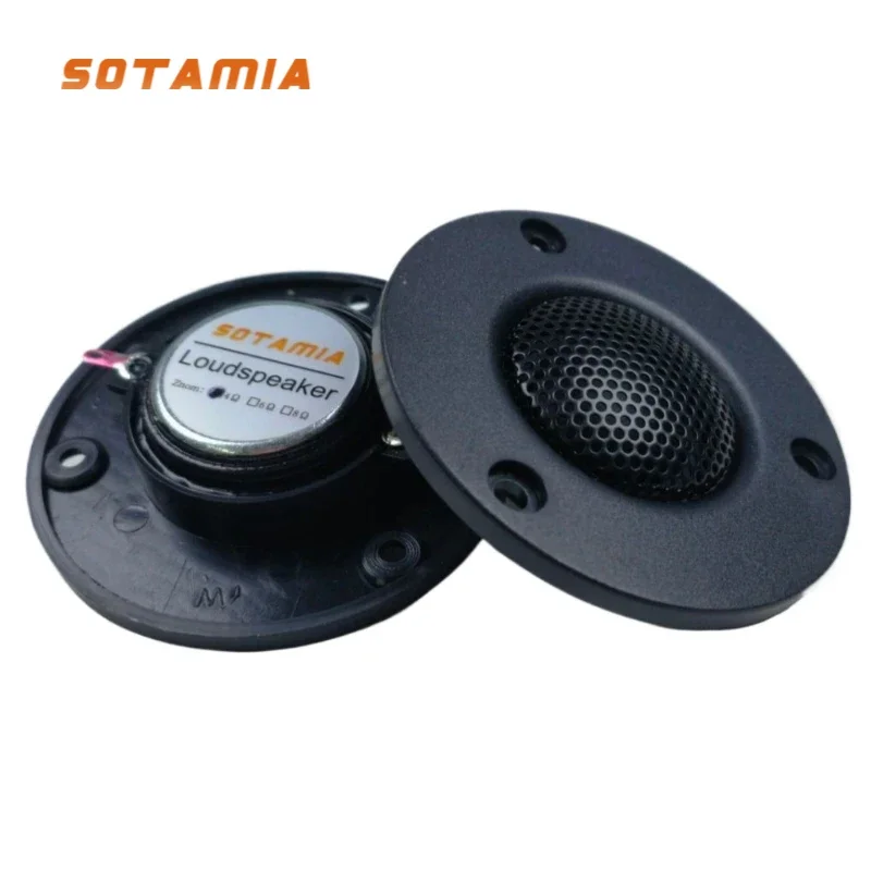 2Pcs 3 Inch Silk Film Tweeter Audio Speakers 4 Ohm 30W Home Treble Loudspeaker Hifi Music Mini Speaker DIY Sound System