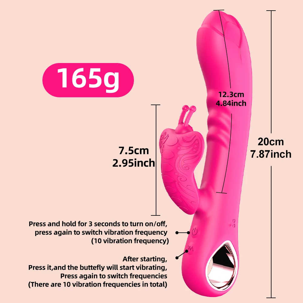 Rose Vibrator Vagina Massage Wand G Spot Clitoris Stimulator Dildo Vibrating Wand Adult Sex Toy For Women 18 + Erotic Sex Product