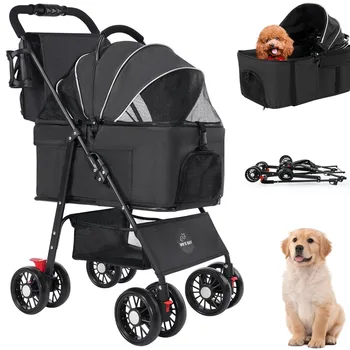 Foldable Pet Dog Stroller 1