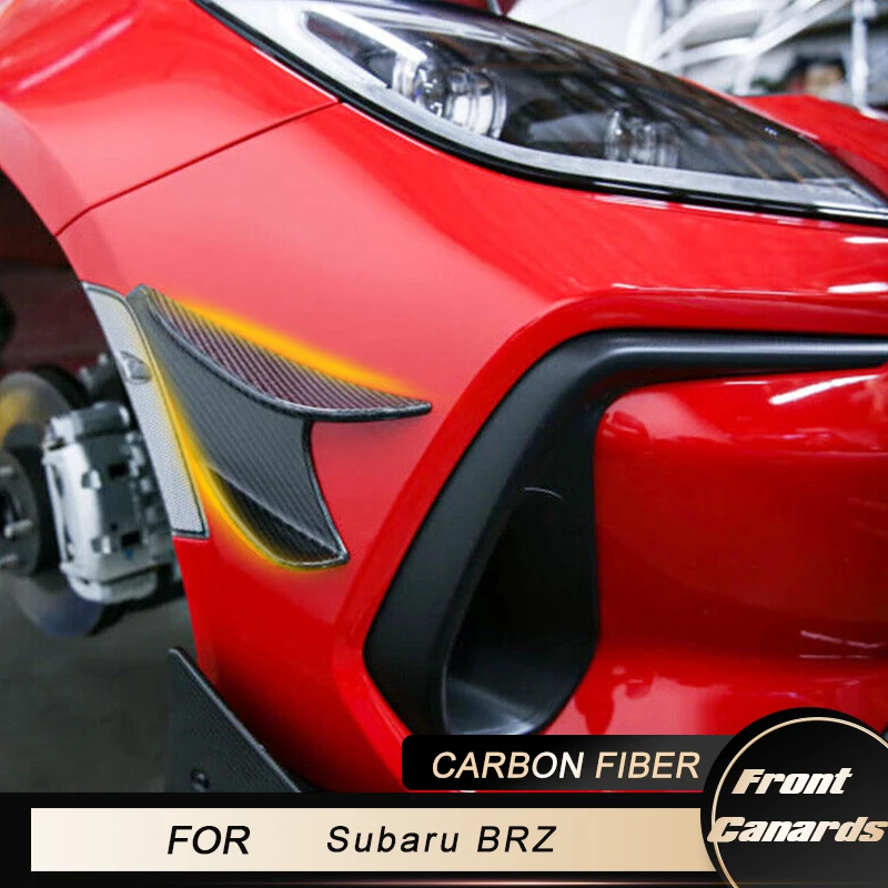 CarFrontBumperSplittersCanardsFinsForSubaruBRZCoupe2Door