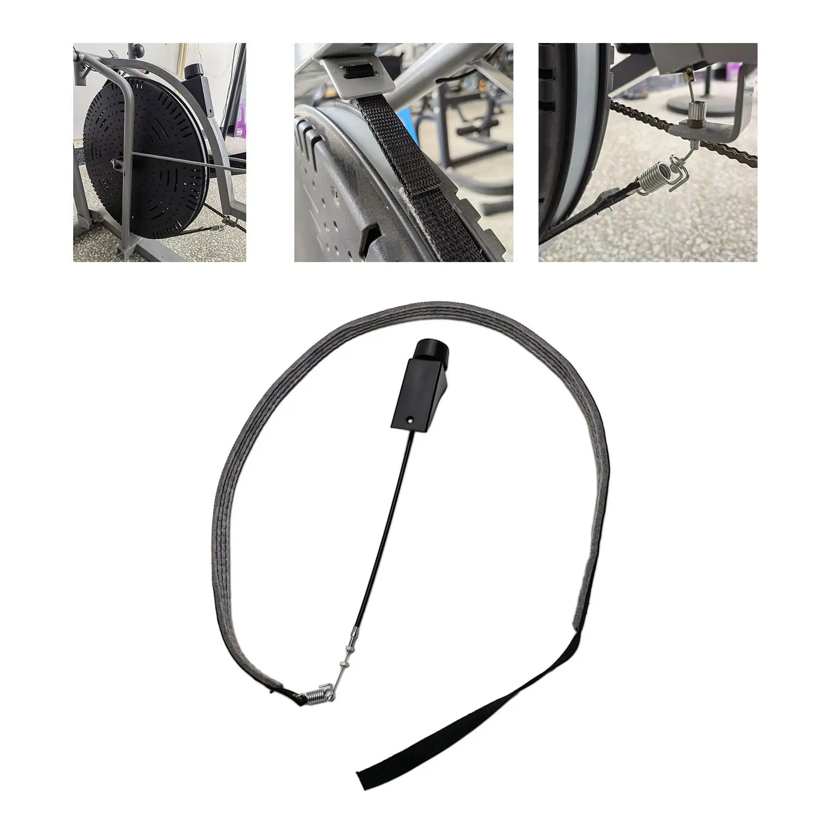 Exercise Bike Power Resistance Belt Portable Home Indoor Use Gym Friction Strap