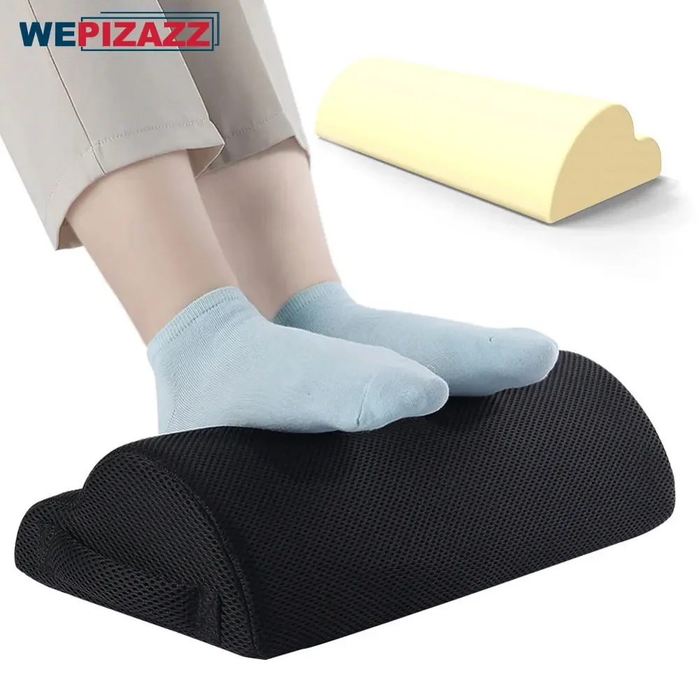Foot Rest for Under Desk, Foot Stool for Fatigue & Pain Relief, Washable Cover - Under Desk Footrest for Office, Home, Gaming