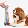 Pet Tooth Cleaning Pet Ball Toy with Rope Rubber Leaking Balls Toy for Small Large Dogs Puppy Chewing Bite Resistant Toys 2