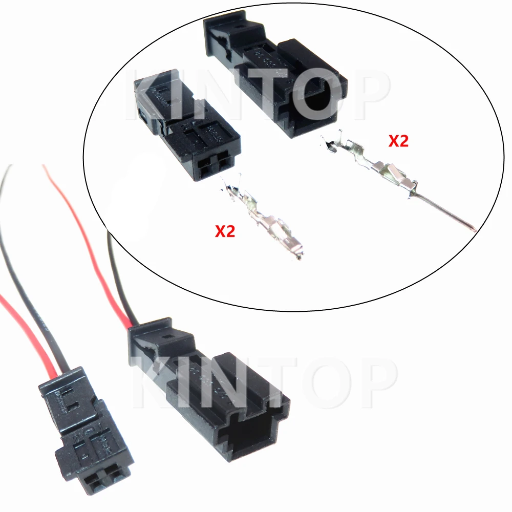 1 Set 2 Pins 837358302 Auto Accessories 99685541 314525771 Black Car Tweeter Speaker Wiring