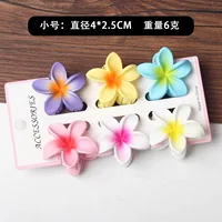 6Pcs Fashion Colorful Transparent Flower Small Hair Claw Clips clamp Hairpin Barrette for Thick Thin Hair Accessories for Women - Image 6