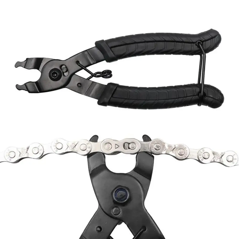 BicycleChainPliersQuickOpenCloseToolMasterLinkPliersBikeChainMagicButtonClamp