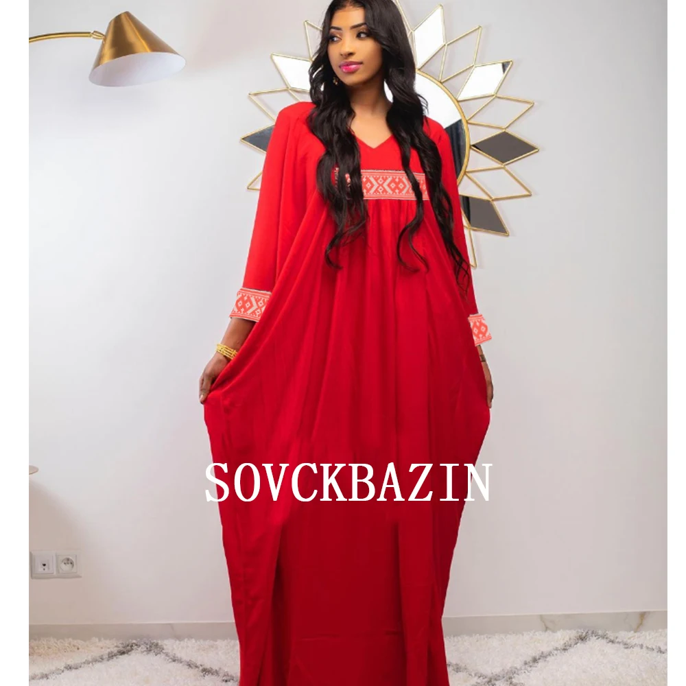 

African Stain Robe For Women Muslim Tradition Pajamas Chiffon Boubou Ankara Dashiki Dresses Outfits Dubai Kaftan Abaya Clothing