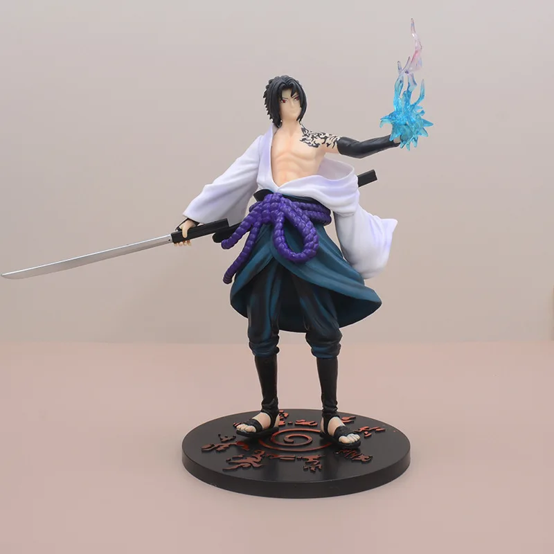 

24cm Anime Naruto Uchiha Sasuke PVC Action Figure Collection Figurine Model Toys Gift