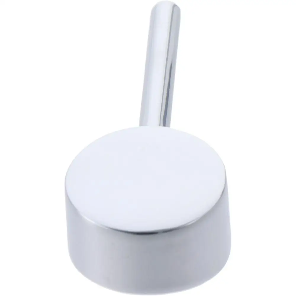 Zinc Alloy Single Lever Faucet Handle Durable Chrome 110mm Water Heater Lever Silver Shower Head Switch Handle Worker
