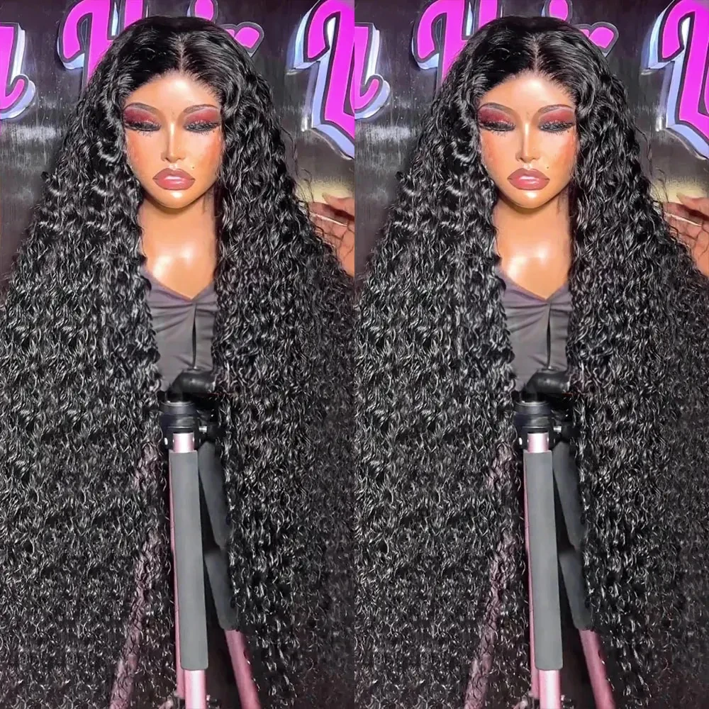 

13x6 Hd Lace Frontal Wig Brazilian Glueless 13x4 Deep Wave Wigs Human Hair 30 40 Inch Wet Wavy Curly Human Hair Wig Brazilian