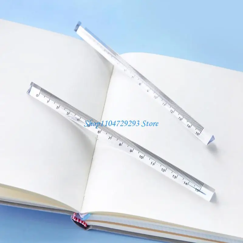 예술가 디자이너 학생을 위한 Y2GD 투명 아크릴 눈금자 측정 범위 0-15cm