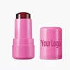 Private Label 3-in-1 Milk Jelly Tint Blush Custom Logo Facial Blusher Stick Lipstick Matte Face Contour Rouge Makeup Wholesale 1