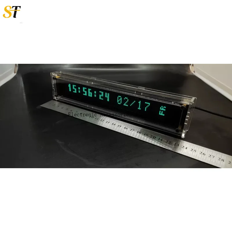 VFD Clock Flip Digital LED Vacuum Fluorescent Display WIFI timing Screen Desktop GPS satellite timing 6Styles