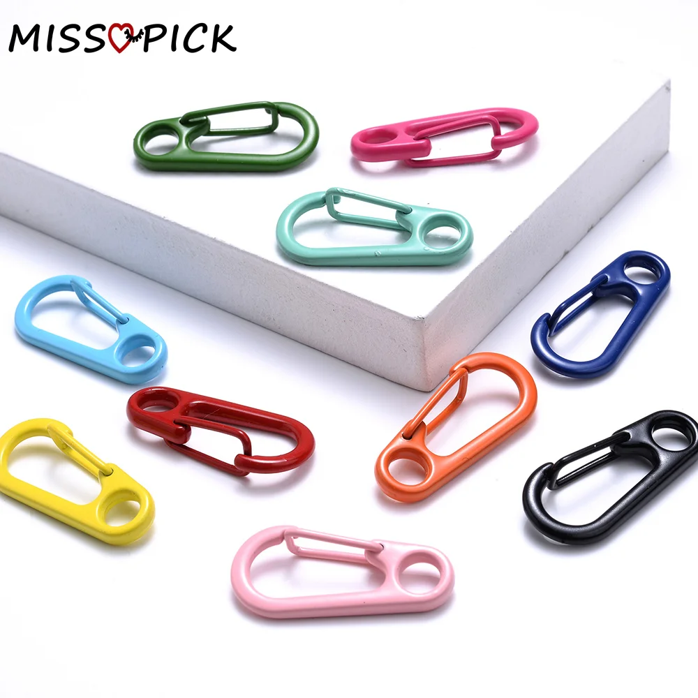 10Pcs14x315mmSmallClaspHooksAlloySpringSnapHookKeychain