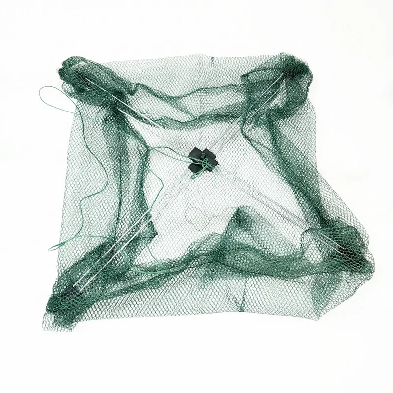휴대용 접이식 낚시 그물, 나일론 그물, 새우 그물, 캐스팅 그물, 야외 낚시 그물, 60x60cm
