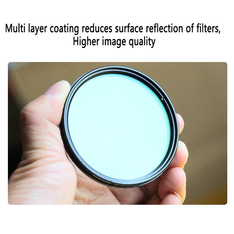 ND2-400 Fader Variable Adjustable ND Filter 49 52 55mm 58mm 62mm 67mm 72mm 77mm