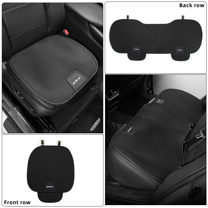 

2/3pcs Car Cushion Cover Anti-slip Breathable Ice Silk Storage Protector Mat For Honda CR-V Civic Accord Jazz Fit Odyssey Insigh