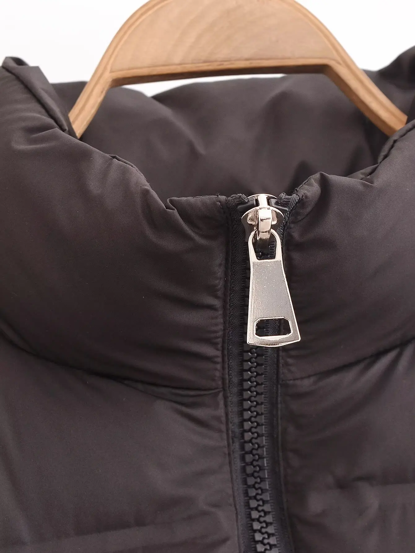 Women's Jacket Vest Coat Black Sleeveless Outwear Solid Elegant Fashion 2024 inszart With Zipper Streetwear Elegant Woman Jacket