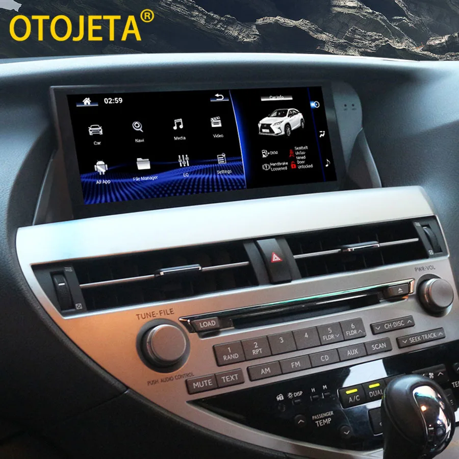 RHD Android Screen Carplay For Lexus RX450h 4wd 2013 Rx270 2012 RX350H ...