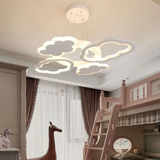 Cloud Chandeliers for Girls Boy Interior Ceiling Decoration